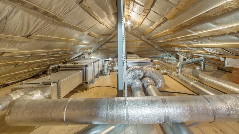 Insulation of ventilation ducts - insulation of external and internal ducts